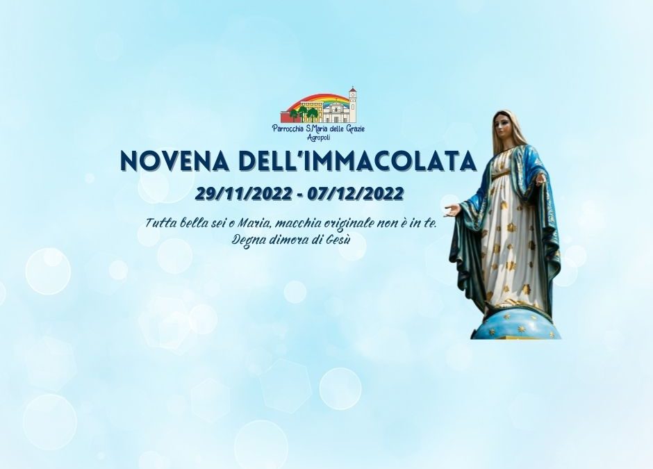 Novena dell’Immacolata: il Calendario completo