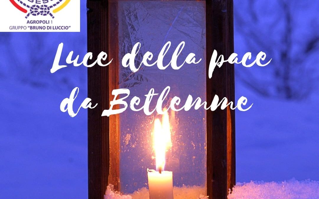 Venerdì 22 Dicembre distribuzione della Luce della Pace da Betlemme