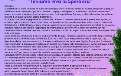 Messaggio di Inizio Avvento 2025